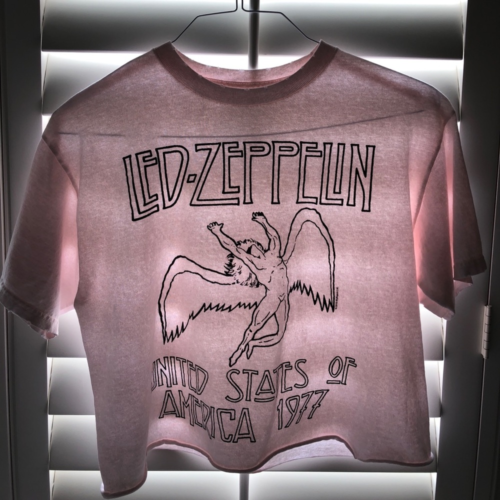 Led Zeppelin top from Brandy Melville.